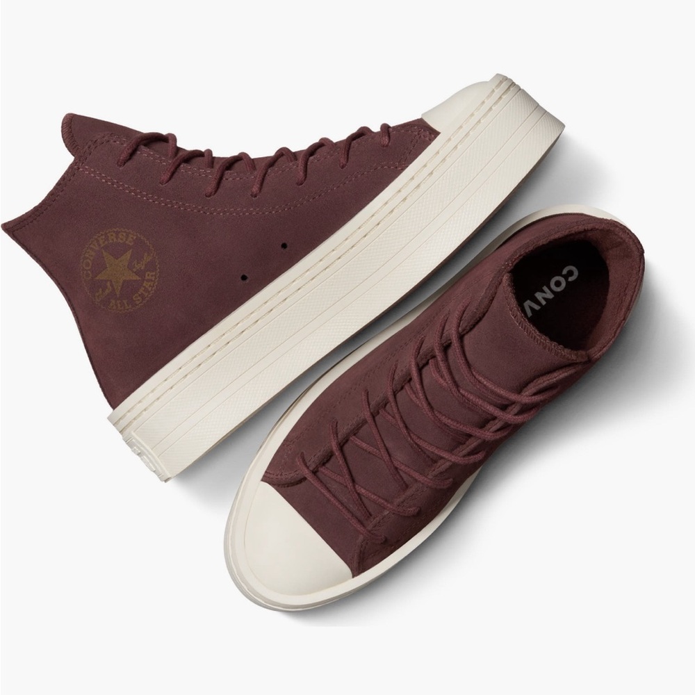 Converse chuck Taylor burgundy platform women’s sneakers